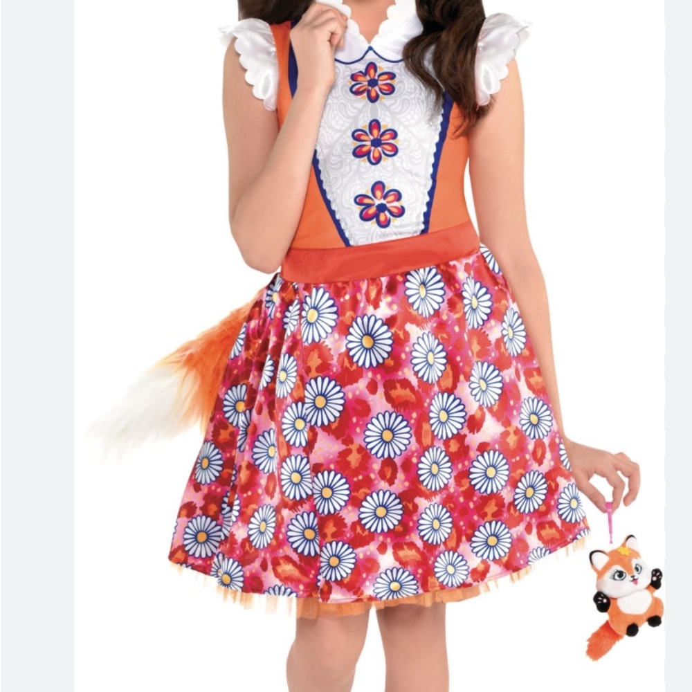 Amscan Enchantimals felicity fox child costume. Med 8-10 nwt(Z)